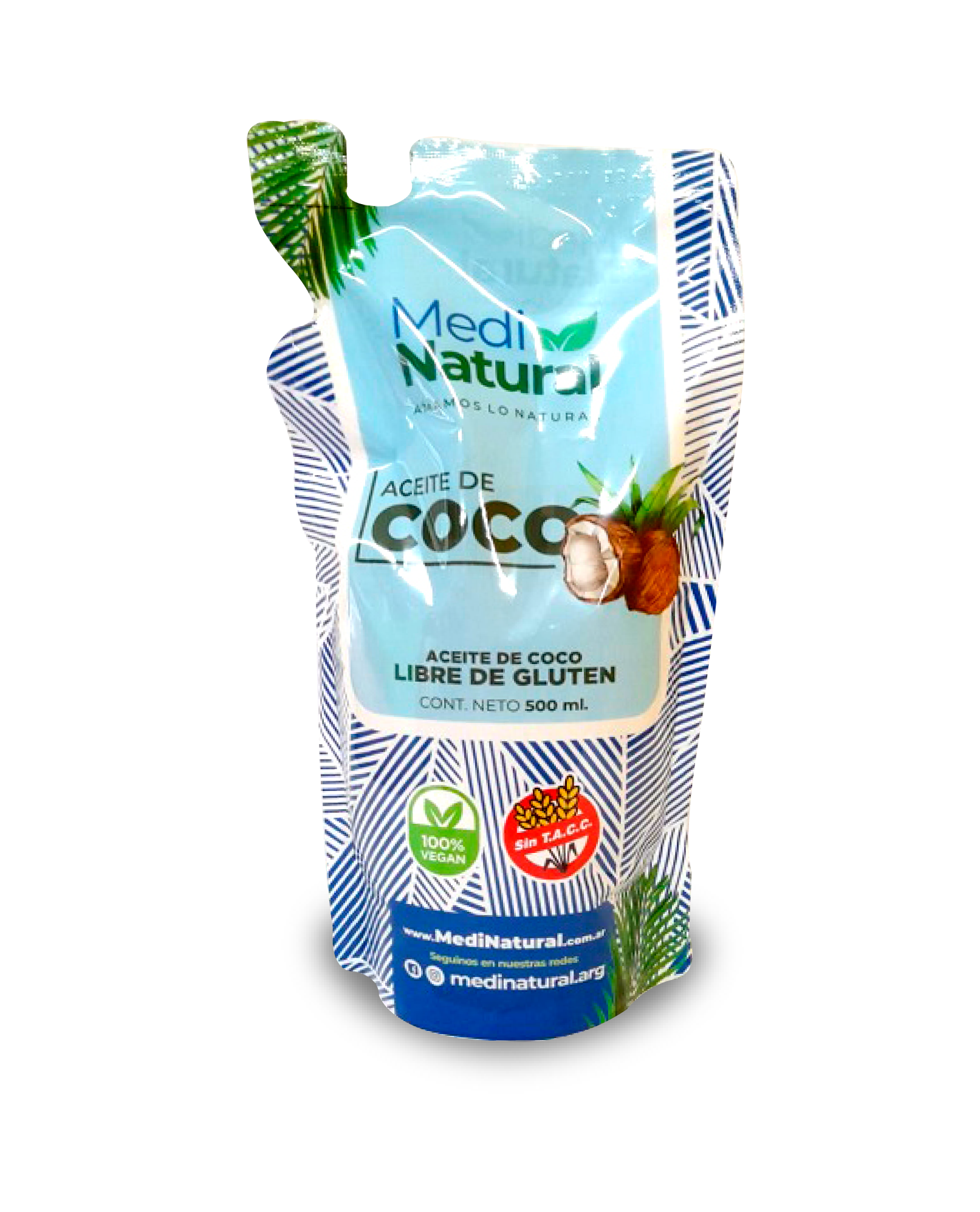 MediNatural - Aceite de Coco DOY PACK x 500 cc  