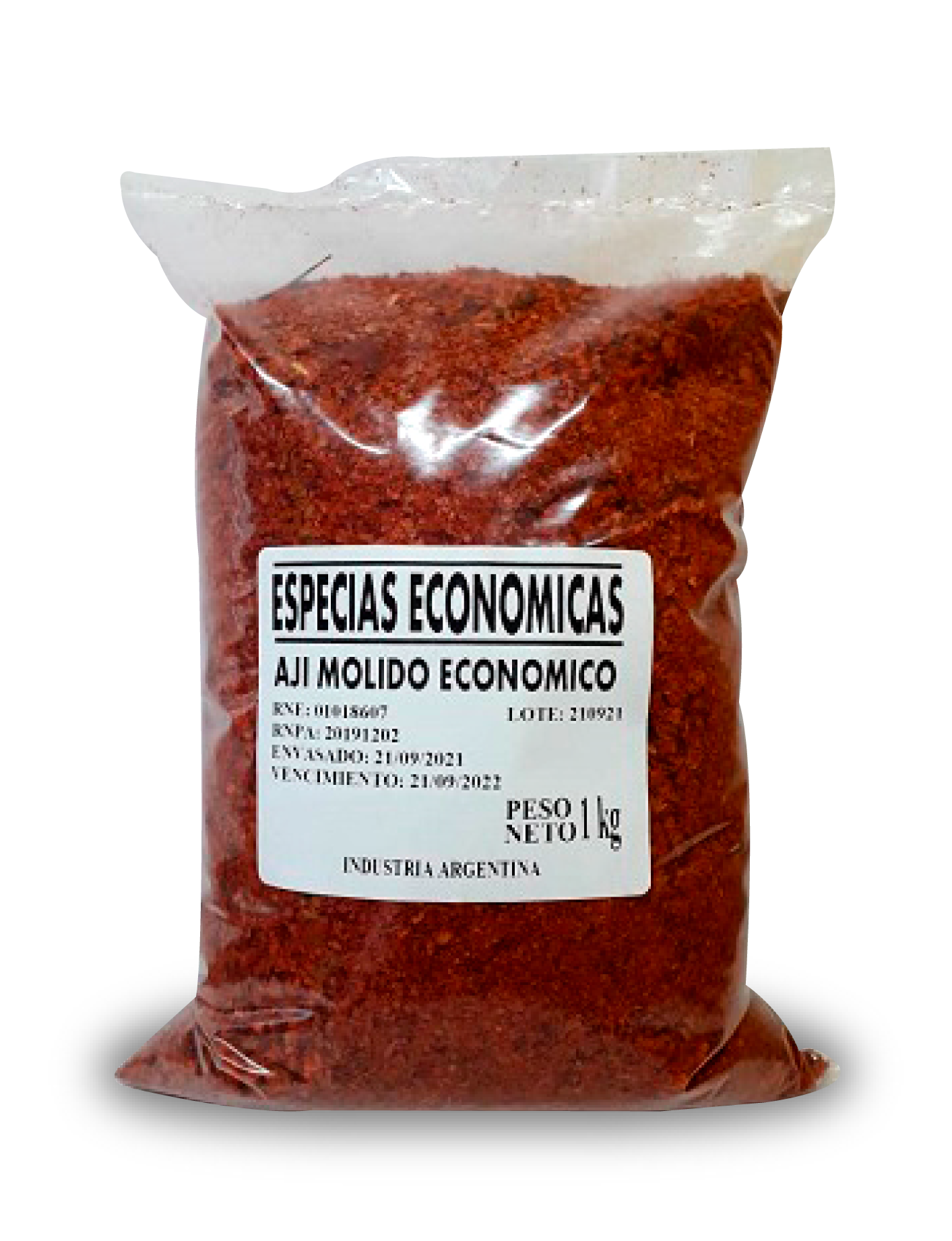 ESPECIAS -Aji molido ECONOMICO x 1 kg