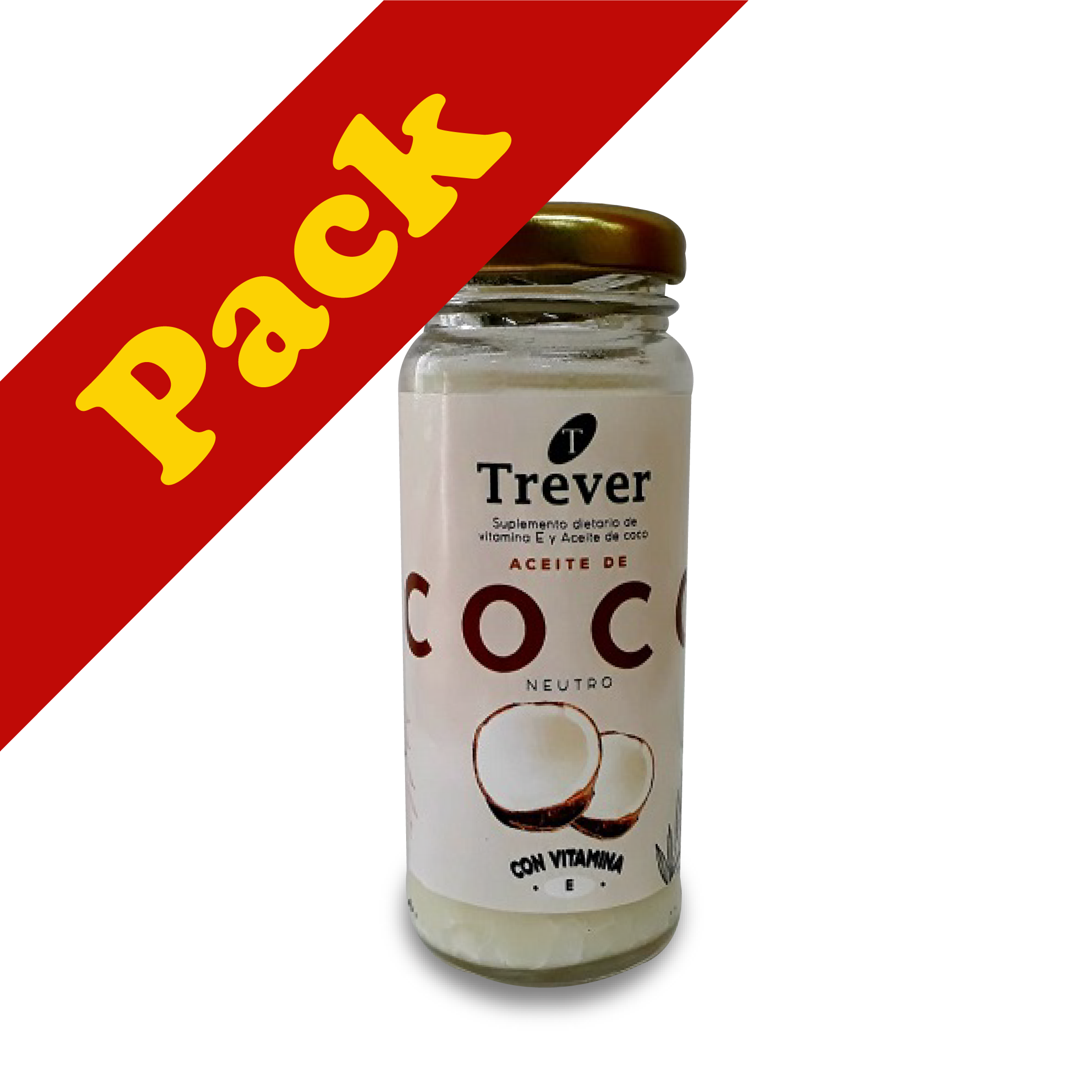 Trever Aceite de Coco Neutro Pack 6 x 120 cc