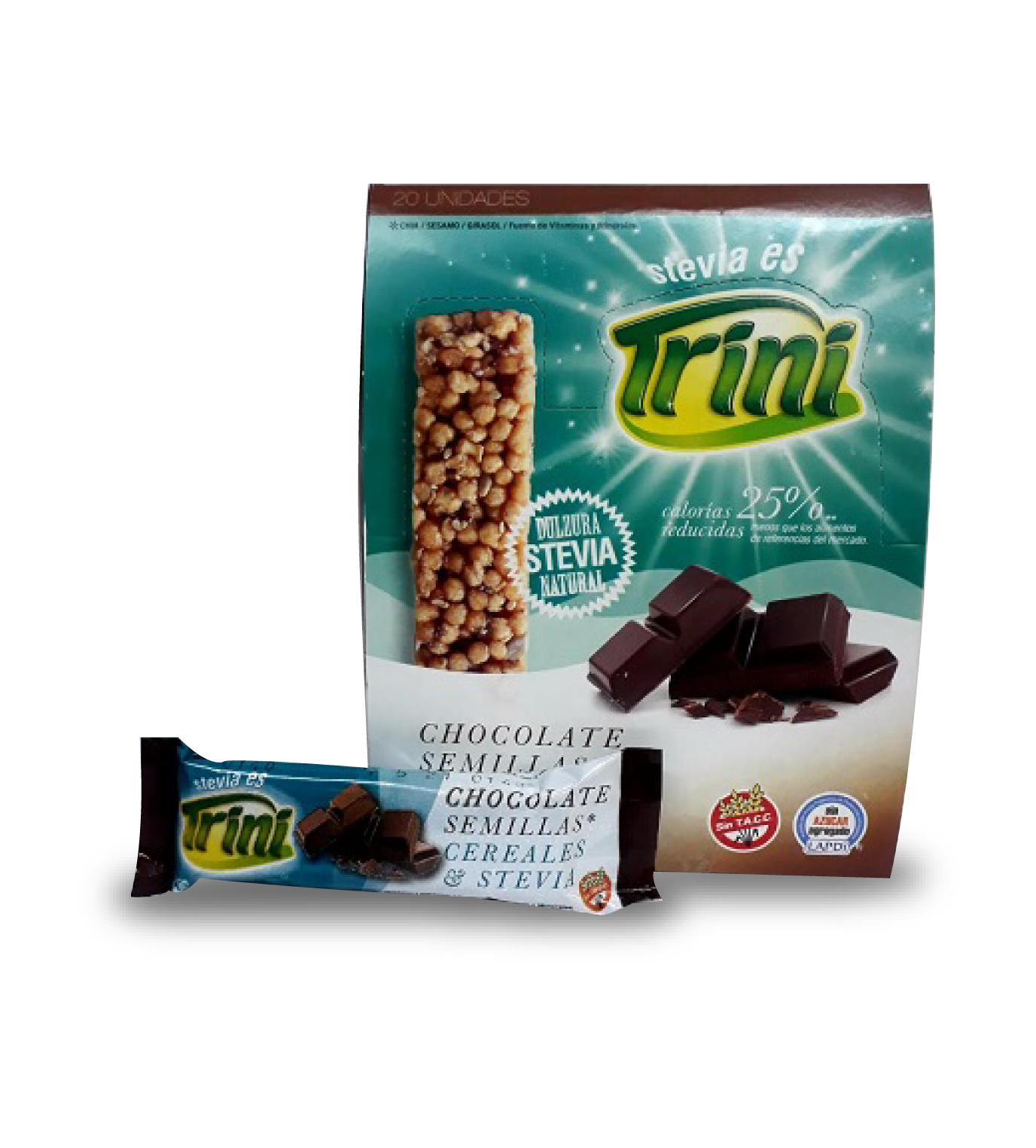 TRINI - Barra de Cereal Chocolate x 20 unds