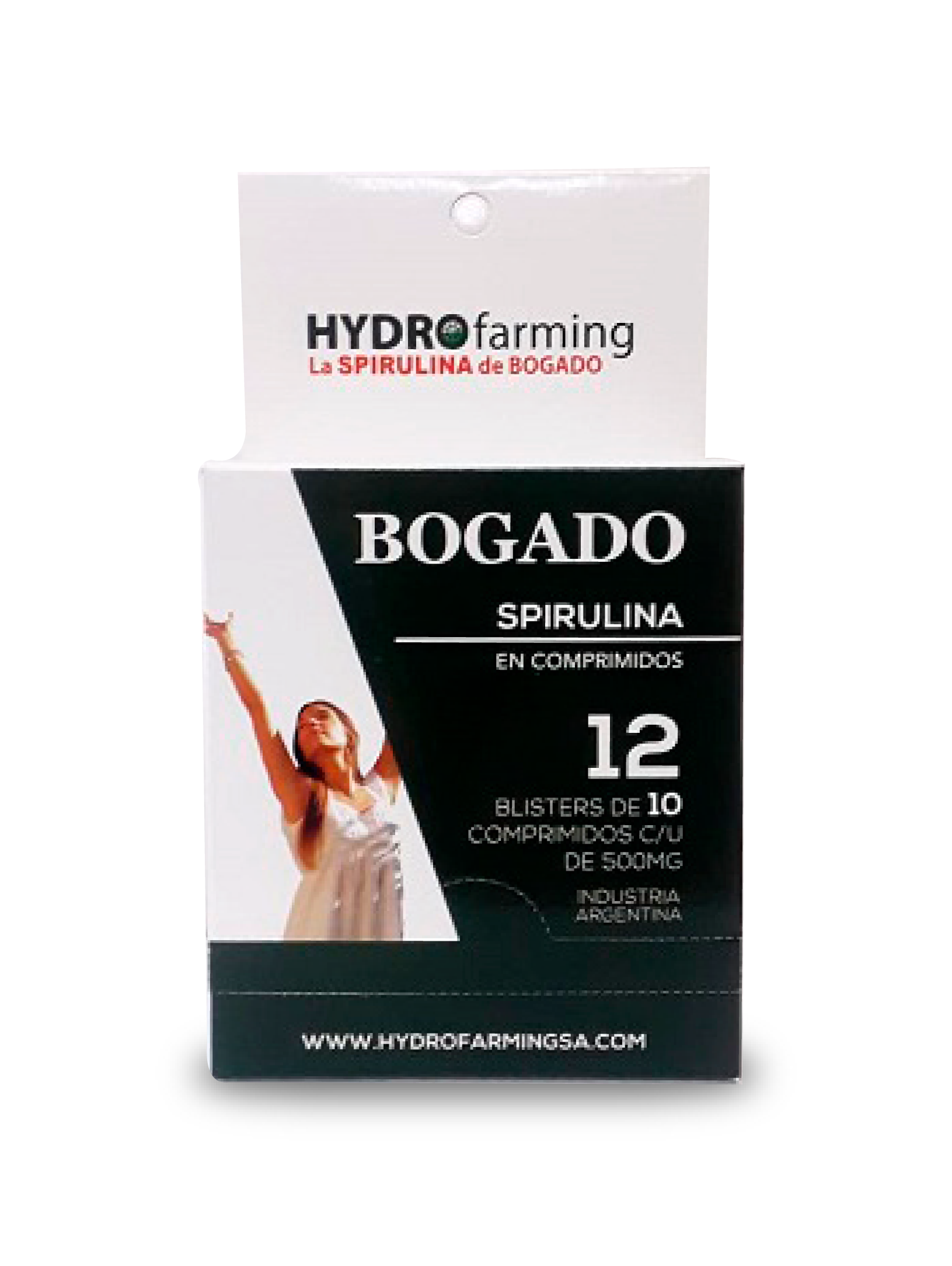 Hidrofarming - Spirulina Bogado BLISTERA x 120 Comp