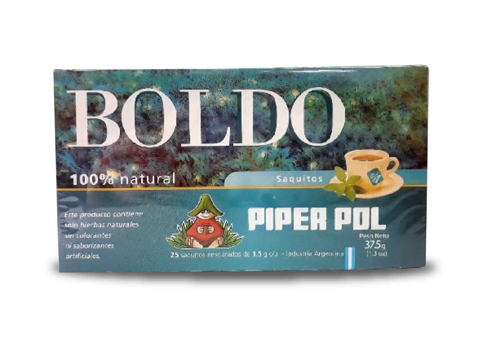 PIPERPOL-Boldo 6 x 25 saquitos