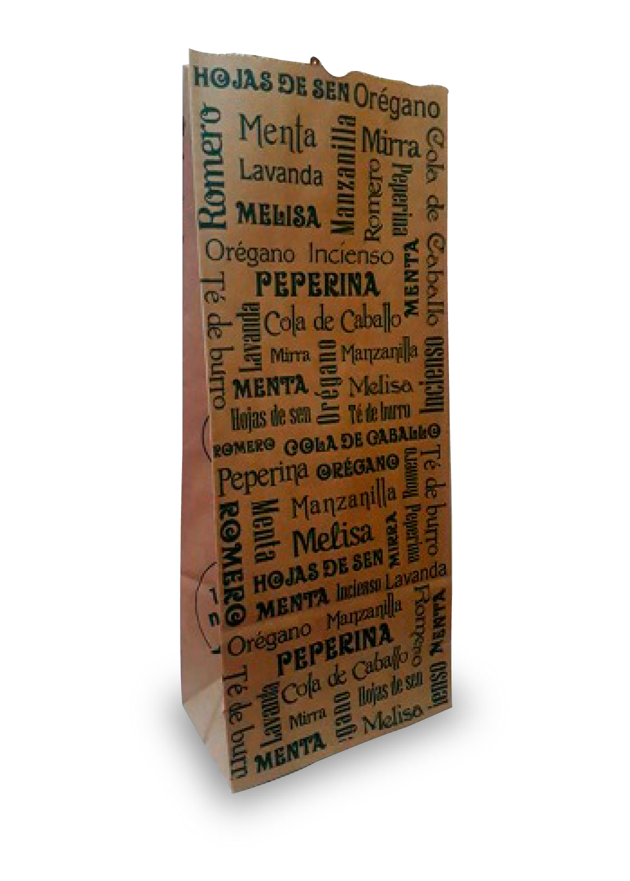 Bolsa de Papel para Hierbas (18cm x 44cm) x 25 unidades