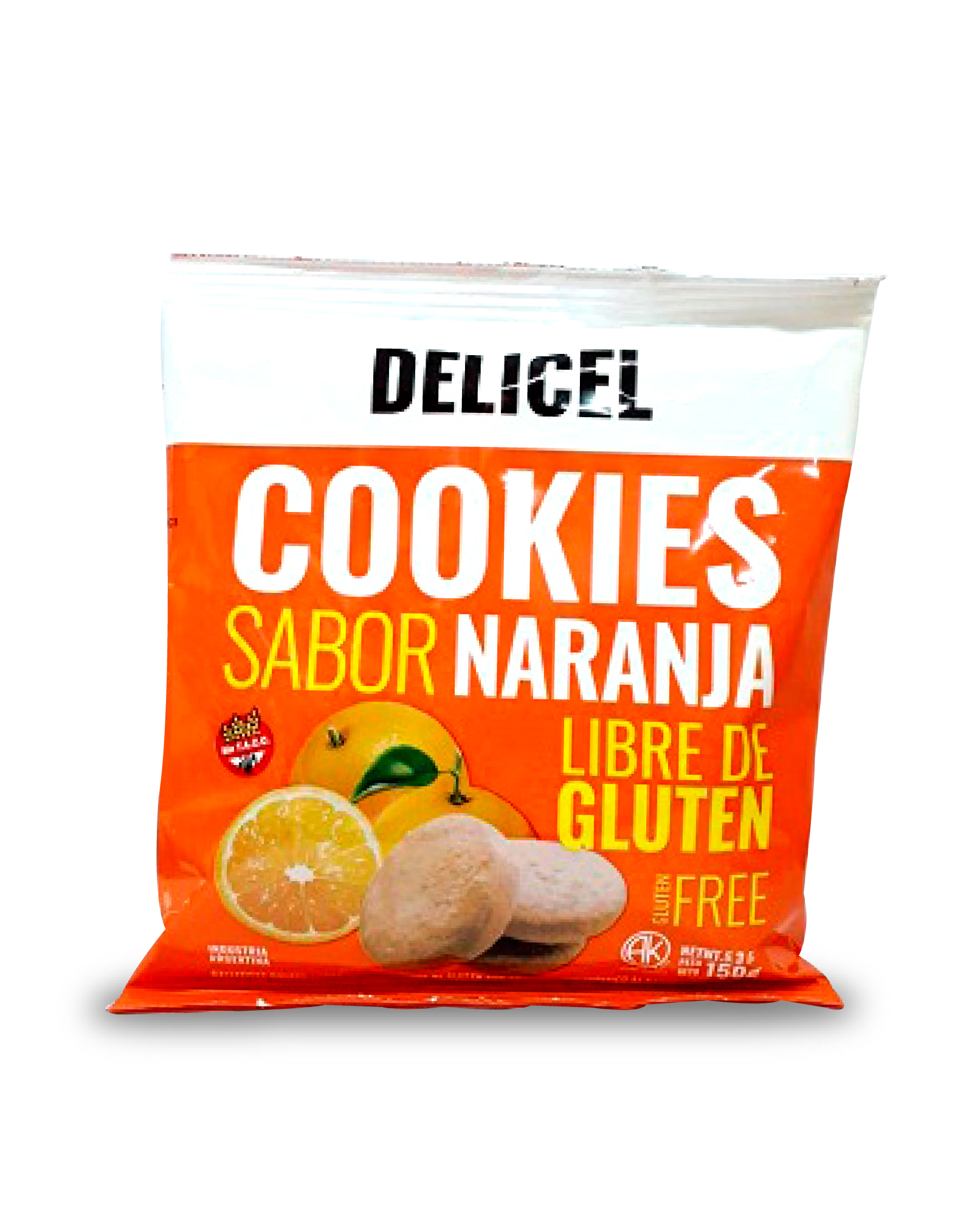 Delicel-Galletas sabor Naranja SIN TACC  x 150gr 