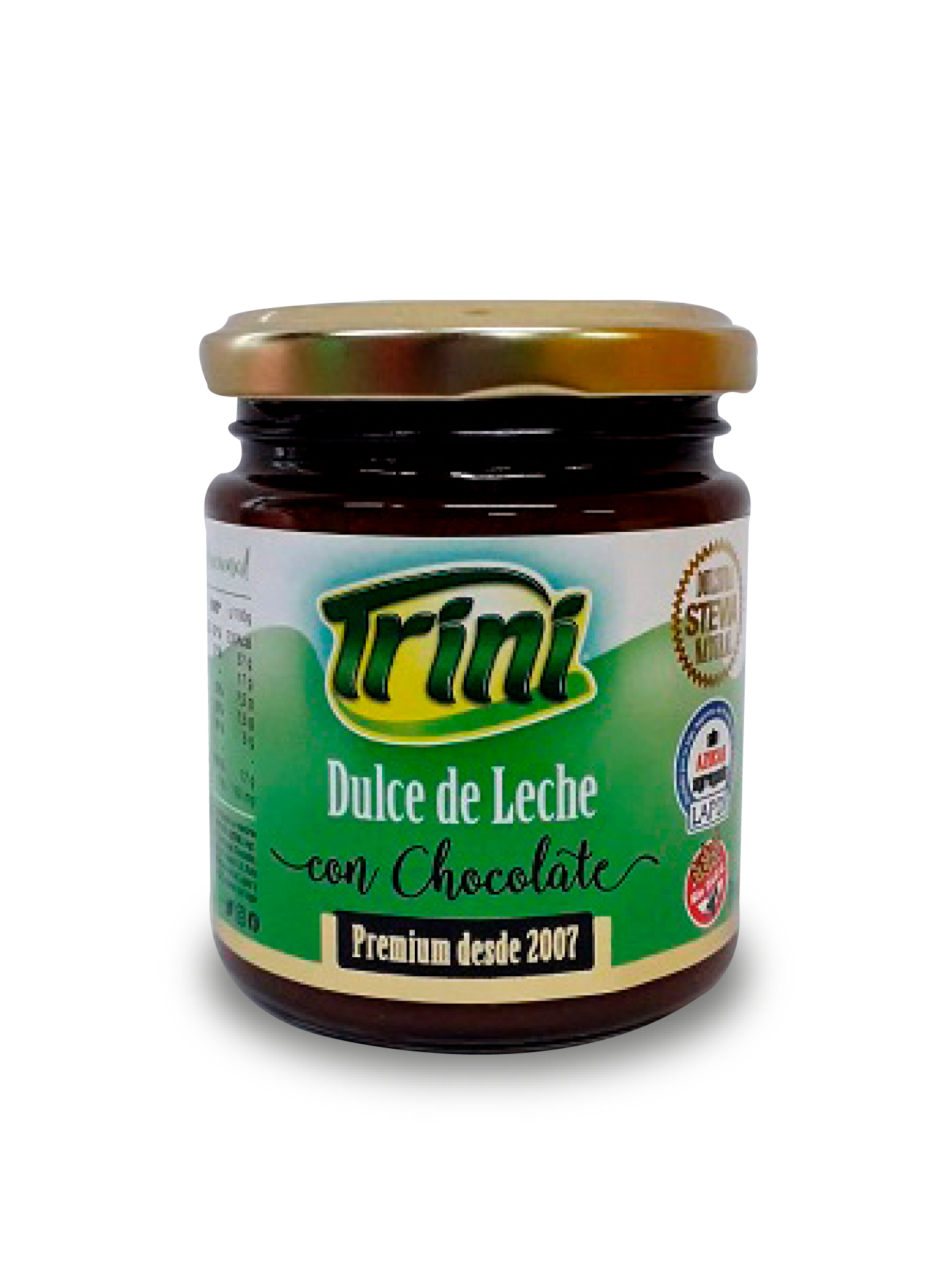 TRINI - Dulce de Leche con chocolate c/stevia x 200 gr Trini SIN TACC