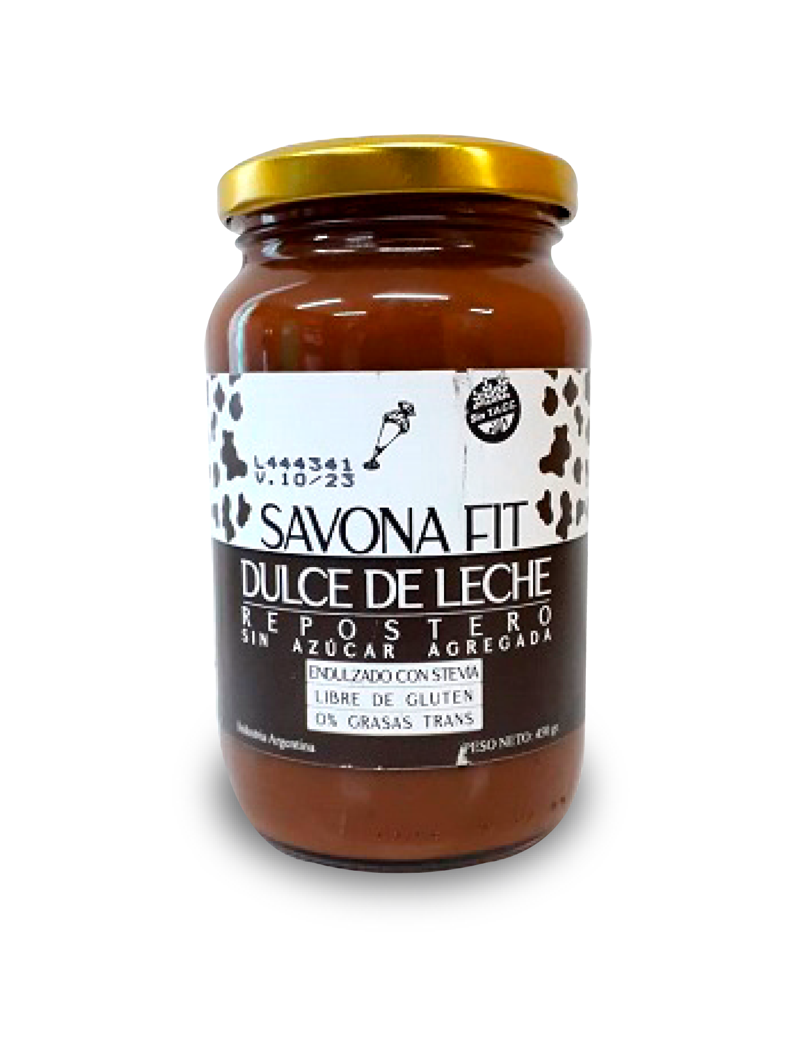 Savona Fit-Dulce de Leche Repostero C/Stevia- SIN TACC x 450 gr