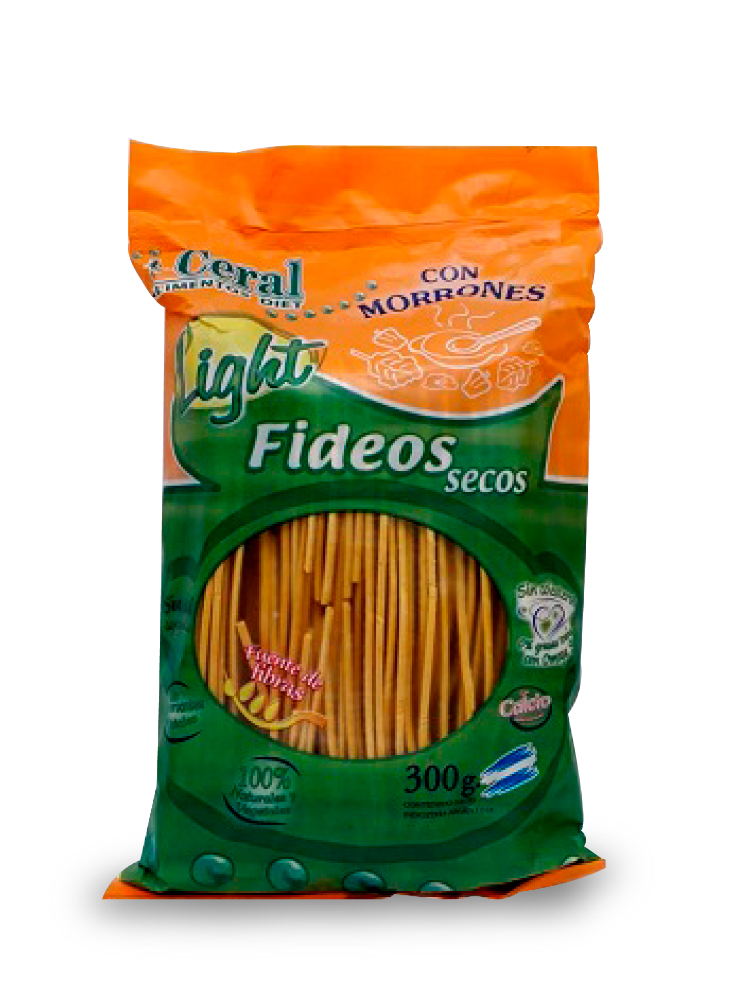 CERAL Fideos Light Morrones  x 300 gr