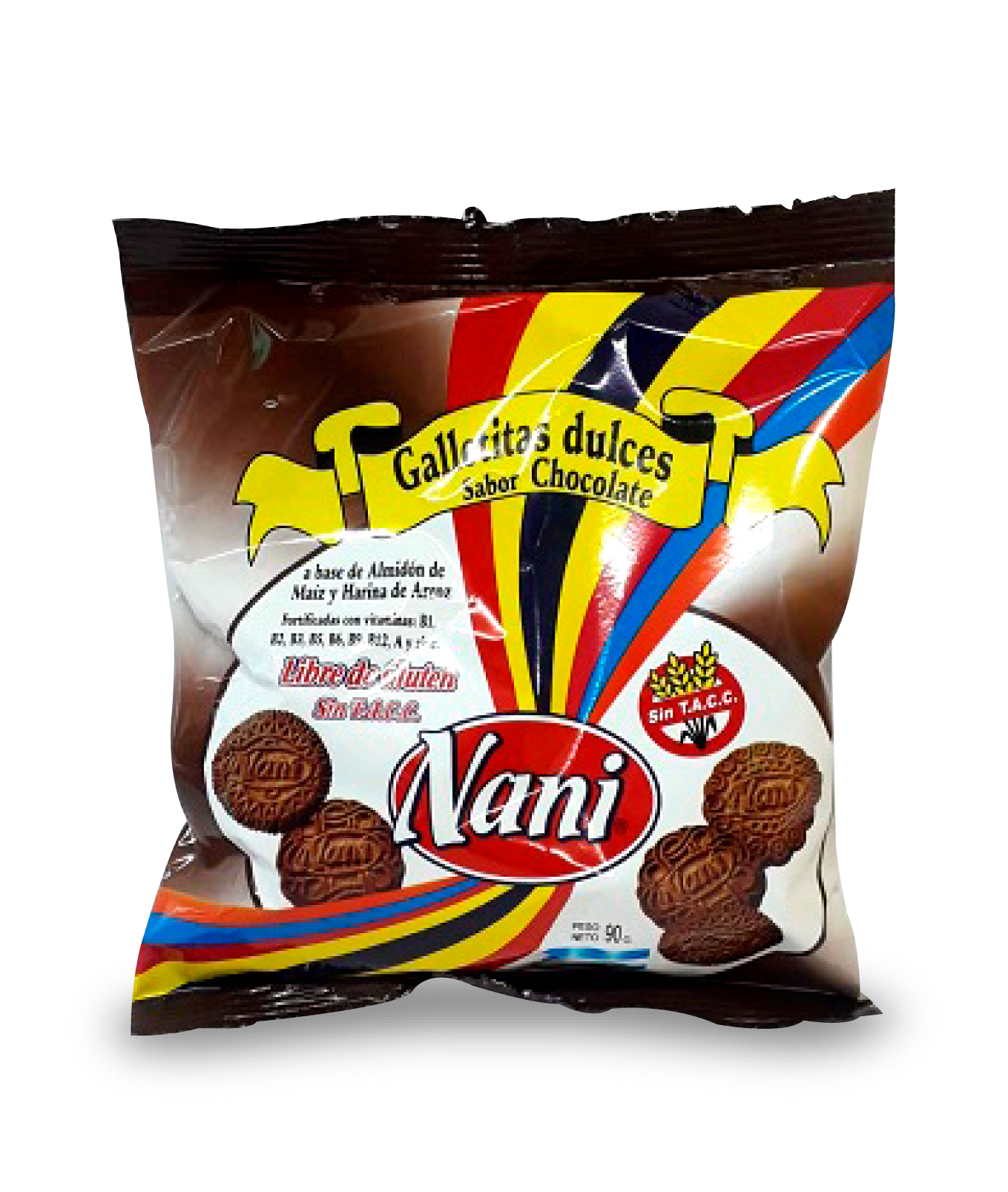 NANI -Galletitas Chocolate x 90 grs SIN TACC