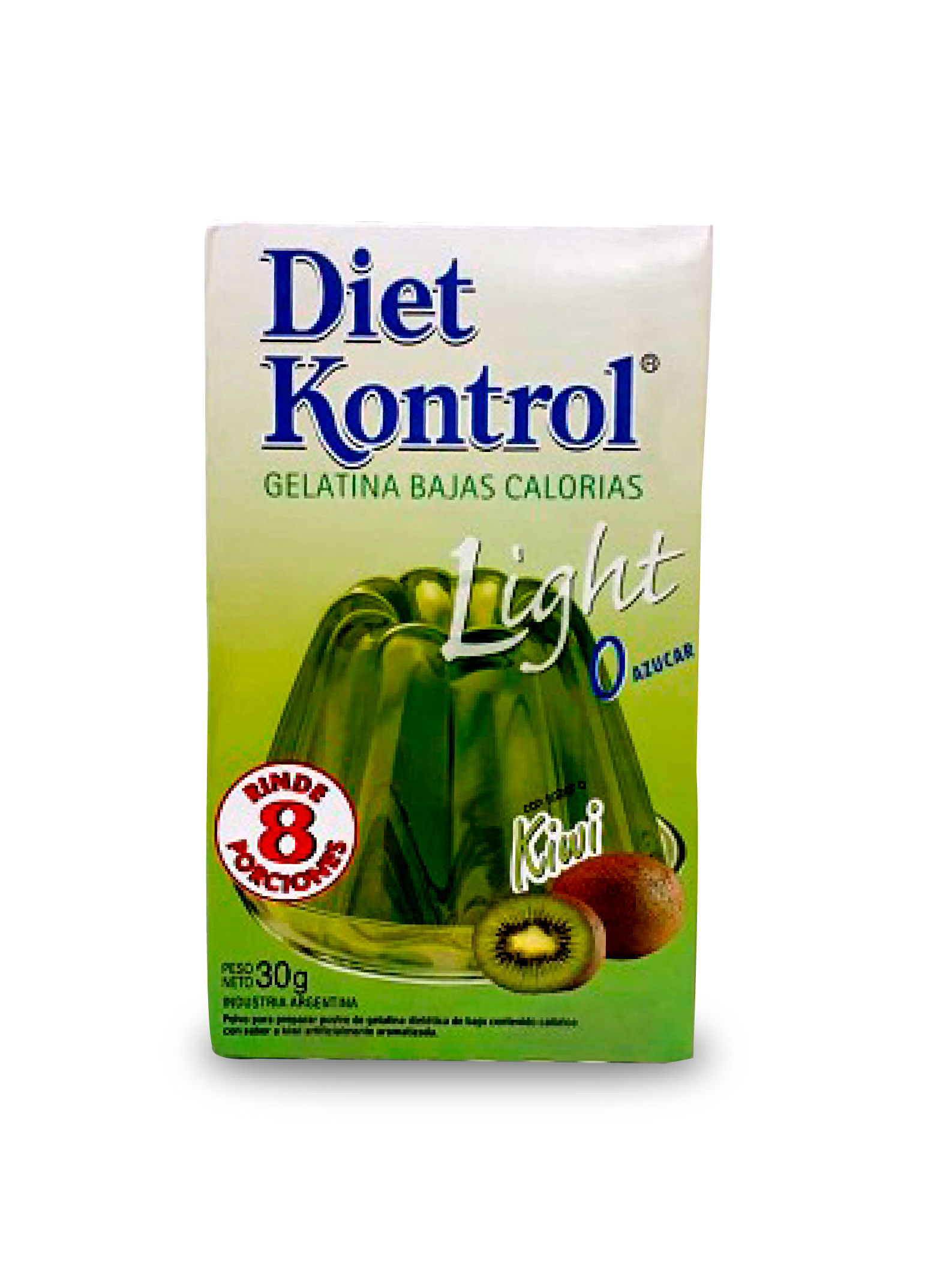 DIET KONTROL - Gelatina Light Kiwi x 30 grs 