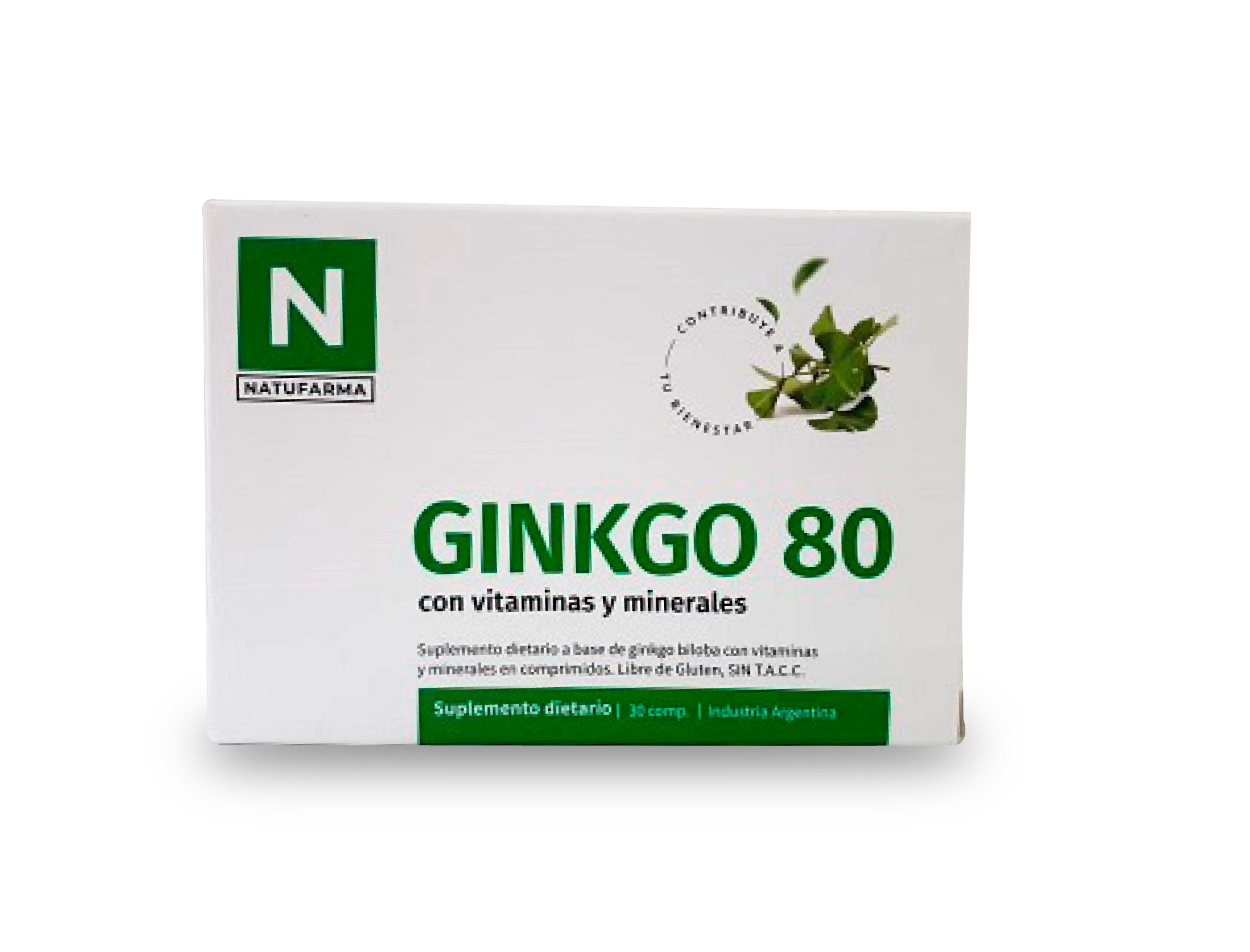NATUFARMA  Ginkgo Bilova 80 x 30 comprimidos