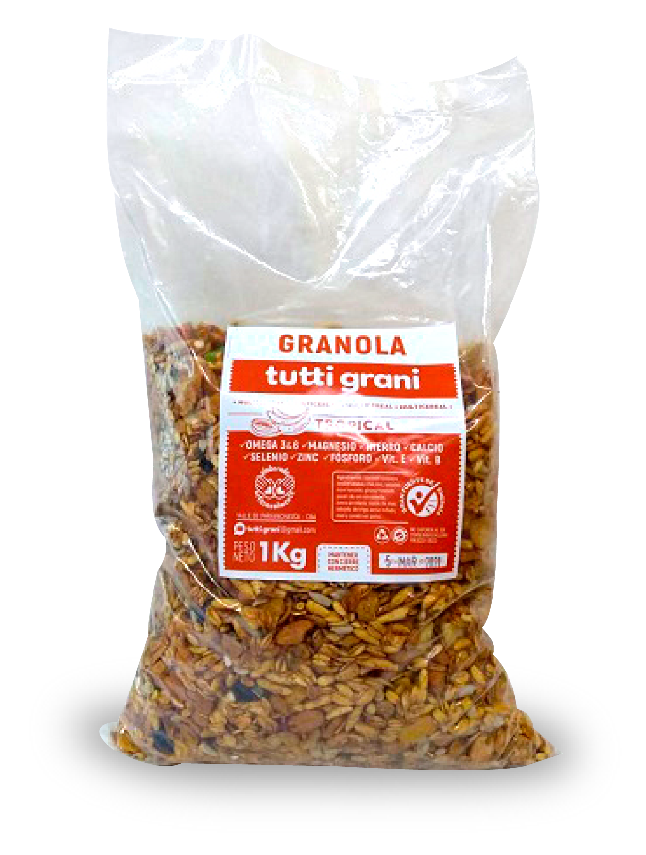 TUTTI GRANI -Granola Tropical x 1 kg