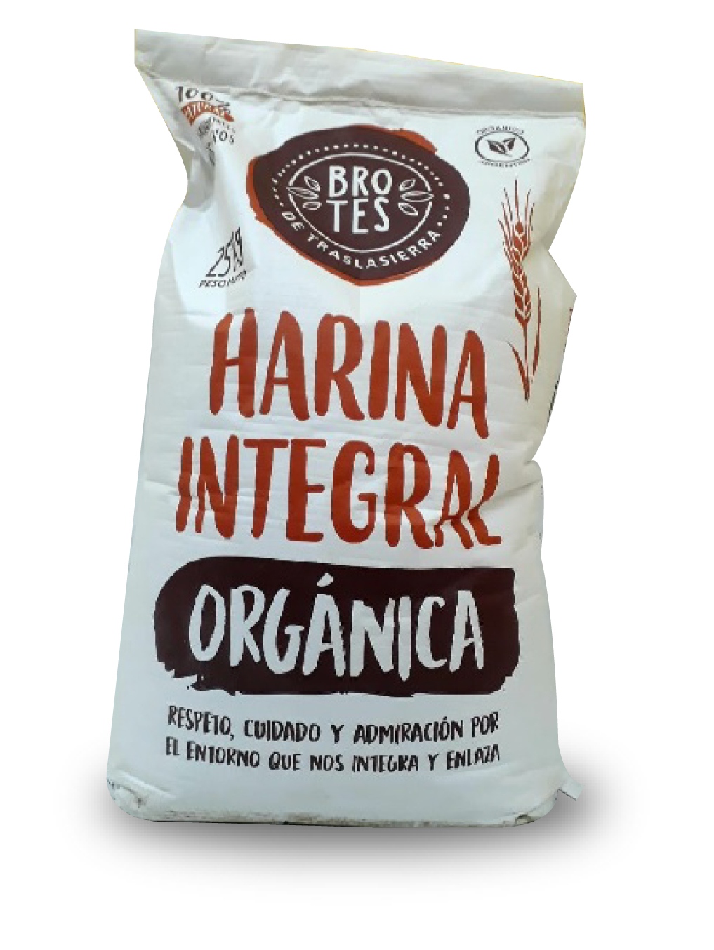 BROTES - Harina Integral Organica  x 25kg PROMO NOVIEMBRE