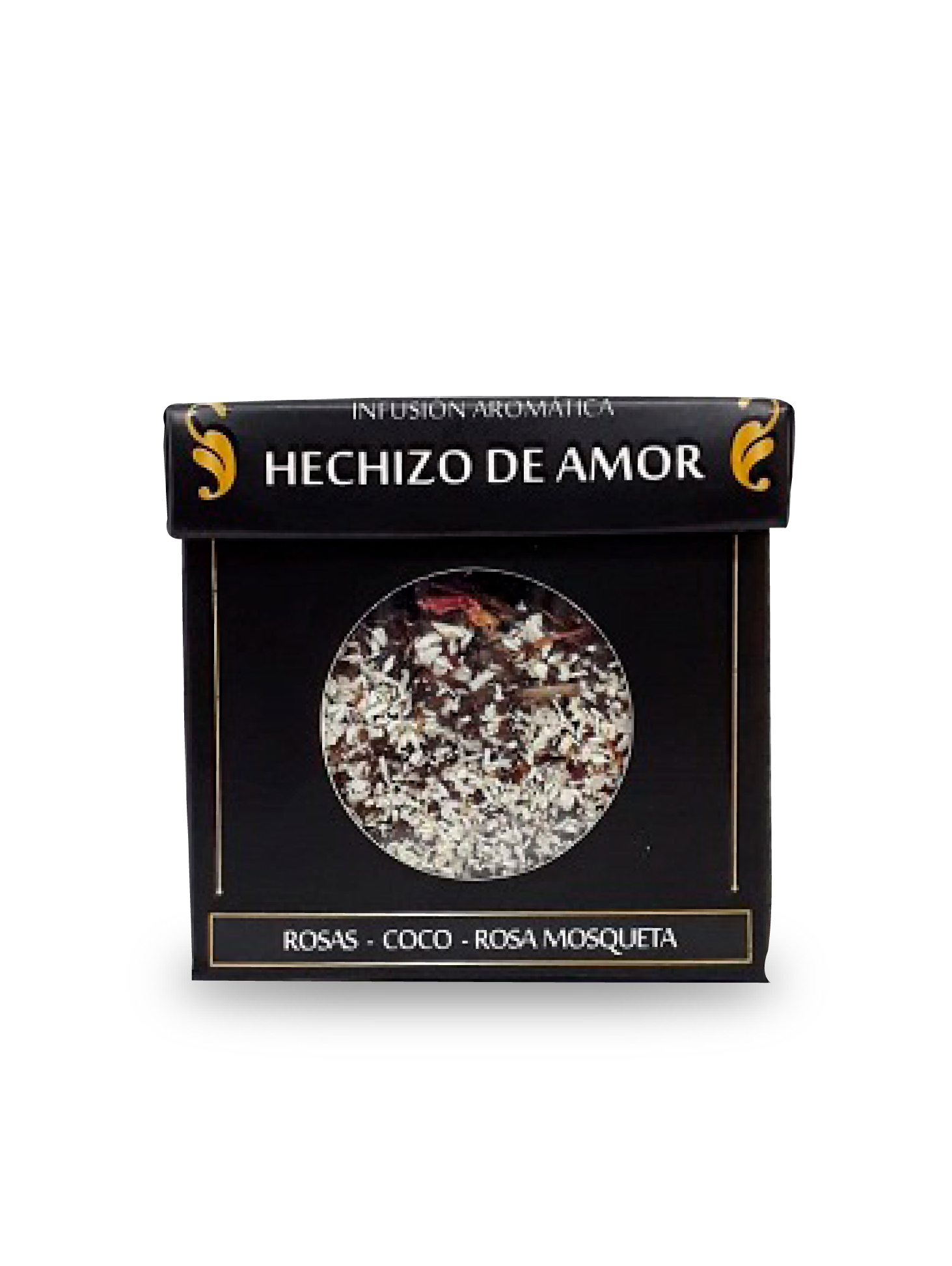 Infusion Ayurvedica Hechizo de Amor x 40 gr (rosas, coco, rosa mosqueta)