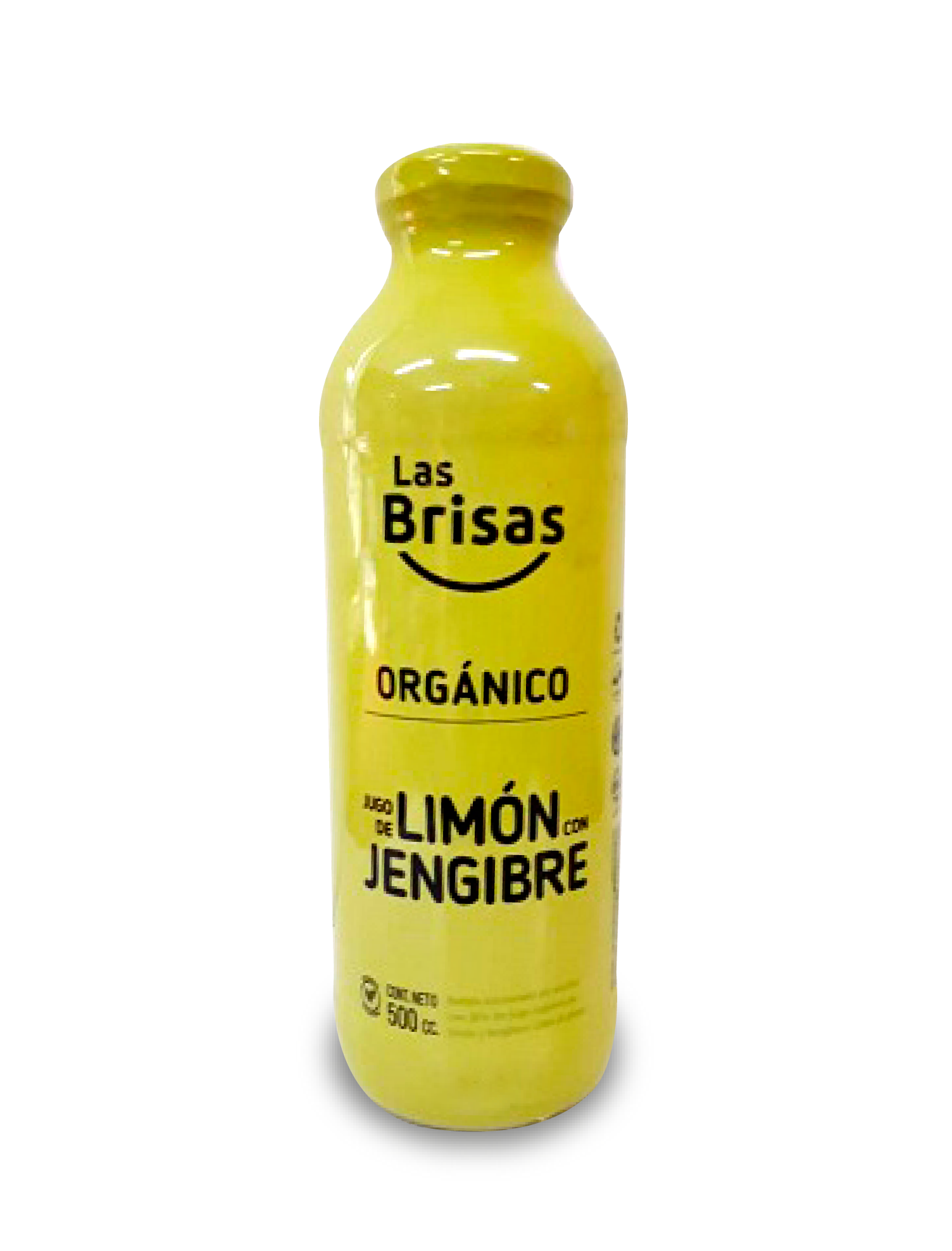 Las Brisas-Jugo Liviano Organico Limon C/Jengibre  x 500 cc