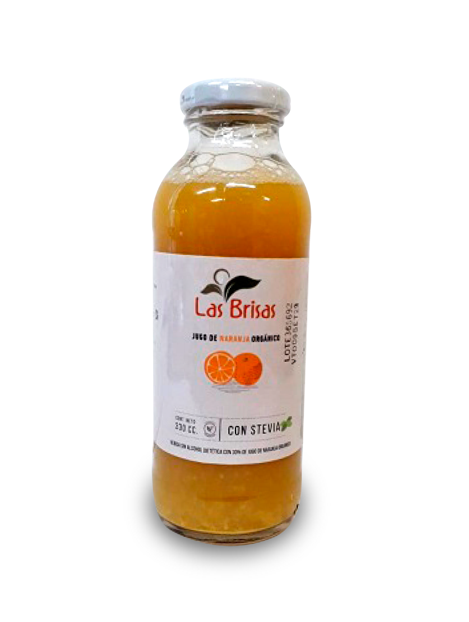 Las Brisas-Jugo Organico Naranja S/Azucar x 330 cc