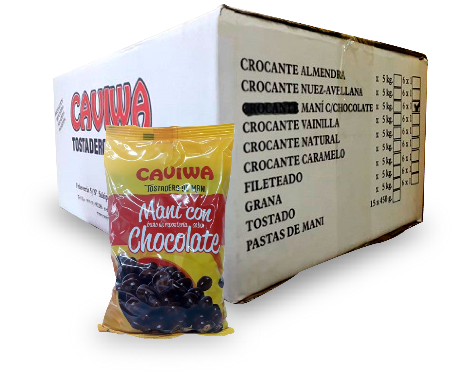 Caviwa - Mani con Chocolate x 6 kg 