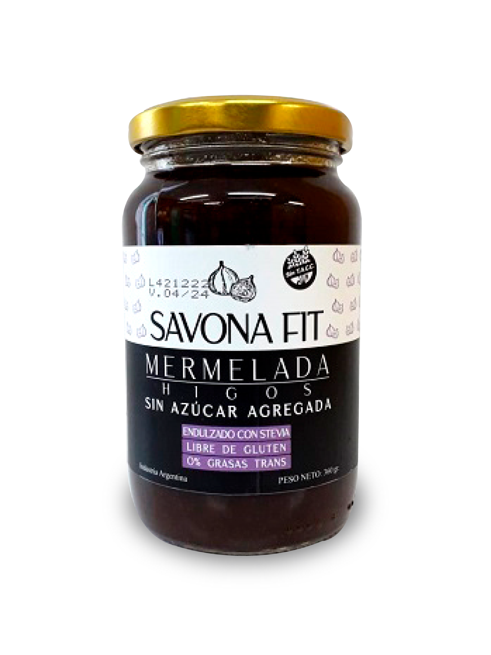 Savona Fit-Mermelada  Higos C/Stevia-SIN TACC x 400gr