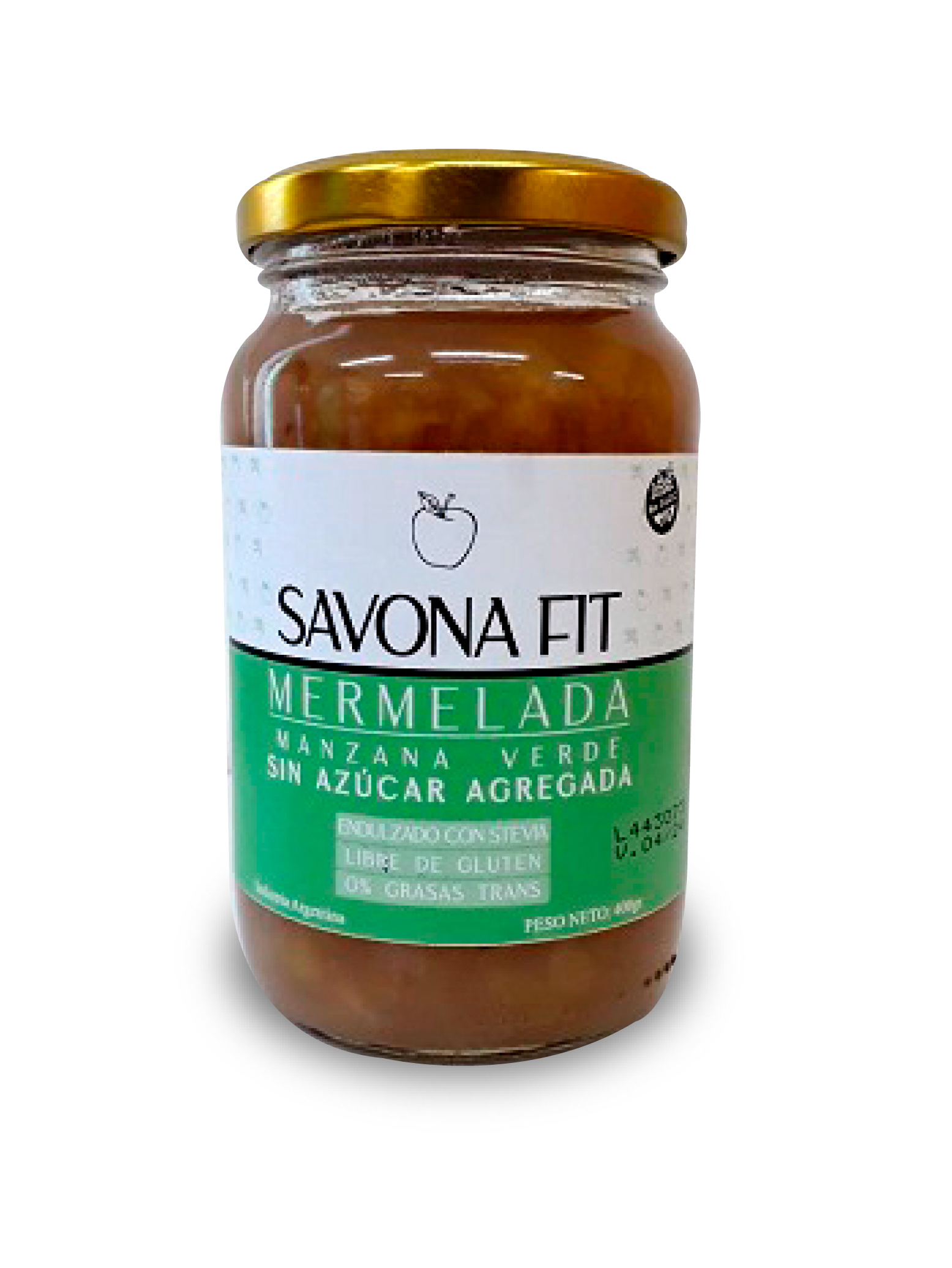 Savona Fit-Mermelada  Manzana  C/Stevia-SIN TACC x 400gr