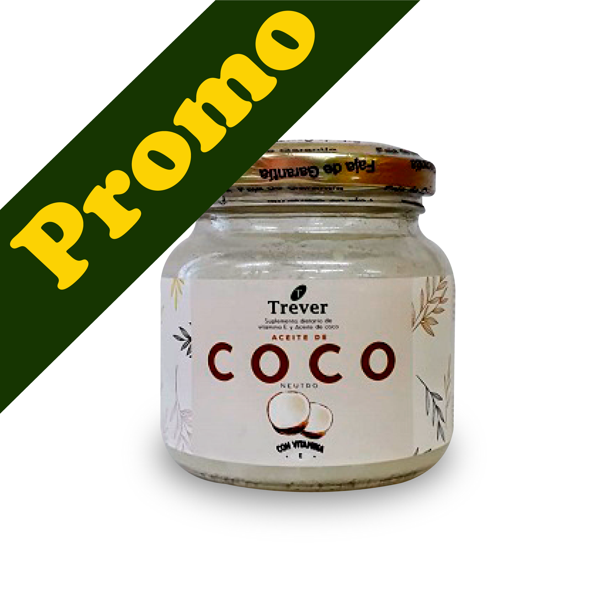 Trever Aceite de Coco Neutro x 250 cc PROMO MAYO
