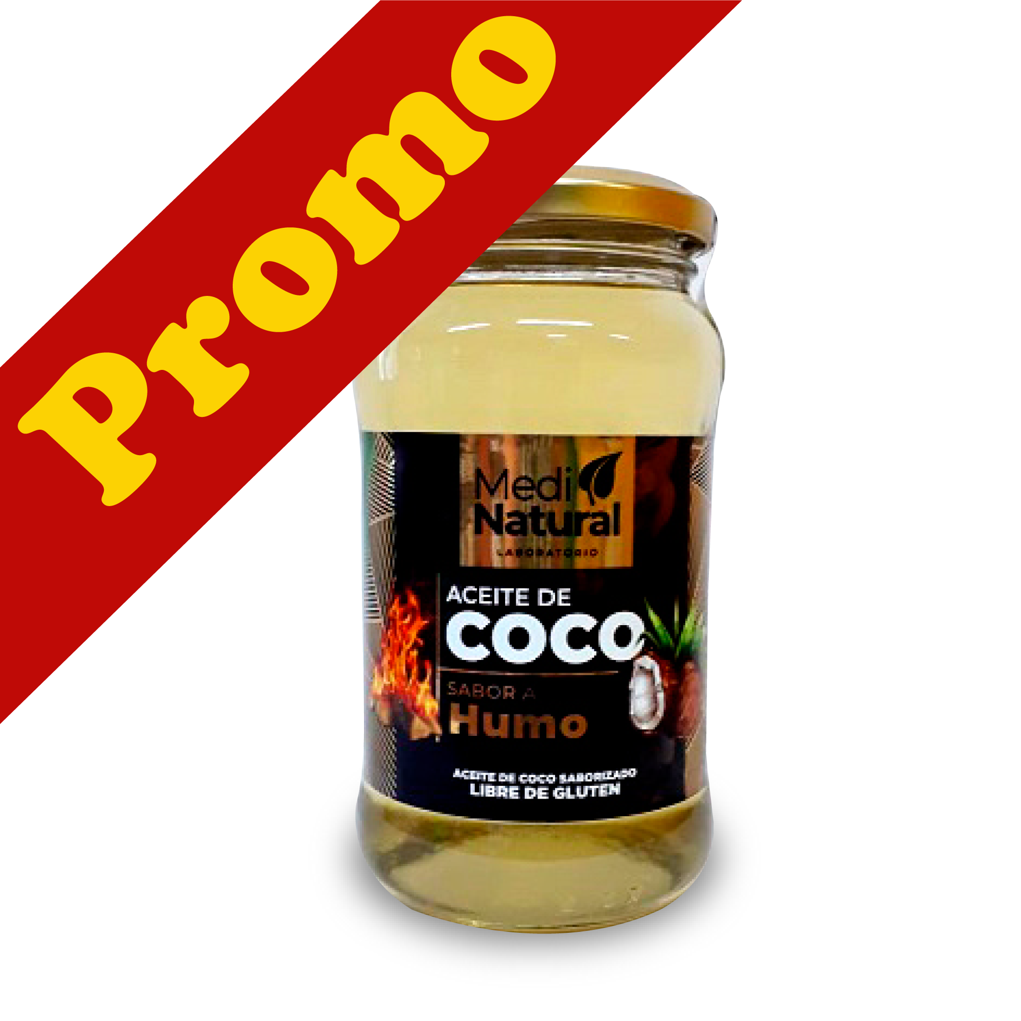 MediNatural- Aceite de coco neutro S/Humo PROMO 3 x 360 cc