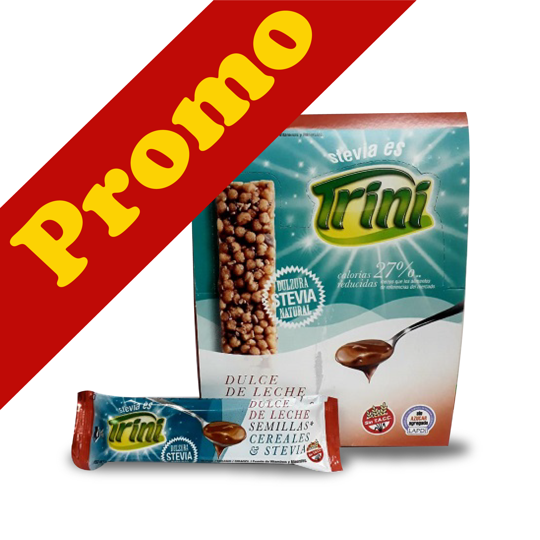 TRINI - Barra de Cereal Dulce de Leche PROMO 3 x 20 unds