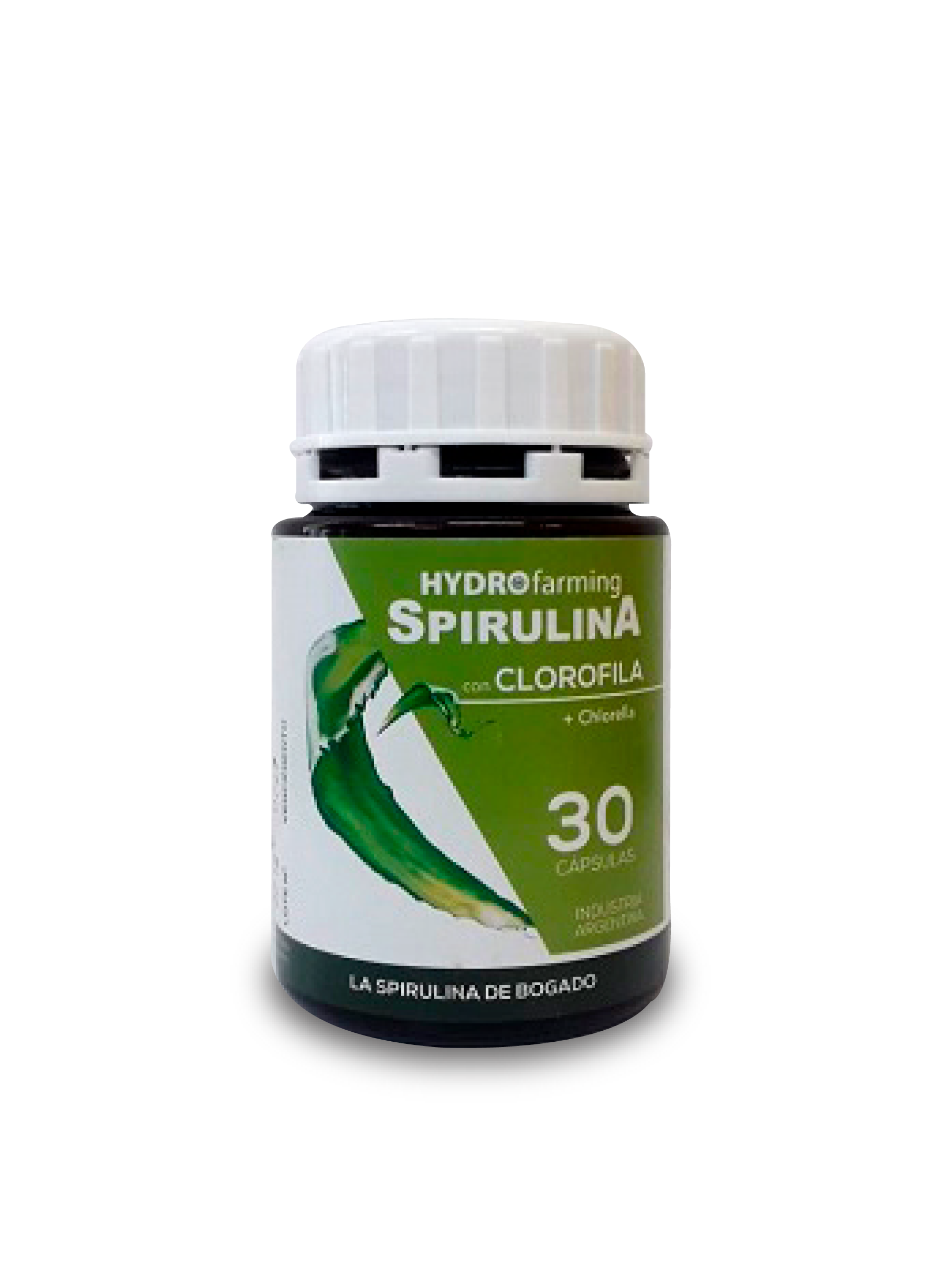 Hidrofarming - Spirulina C/Clorofila x 30 Caps