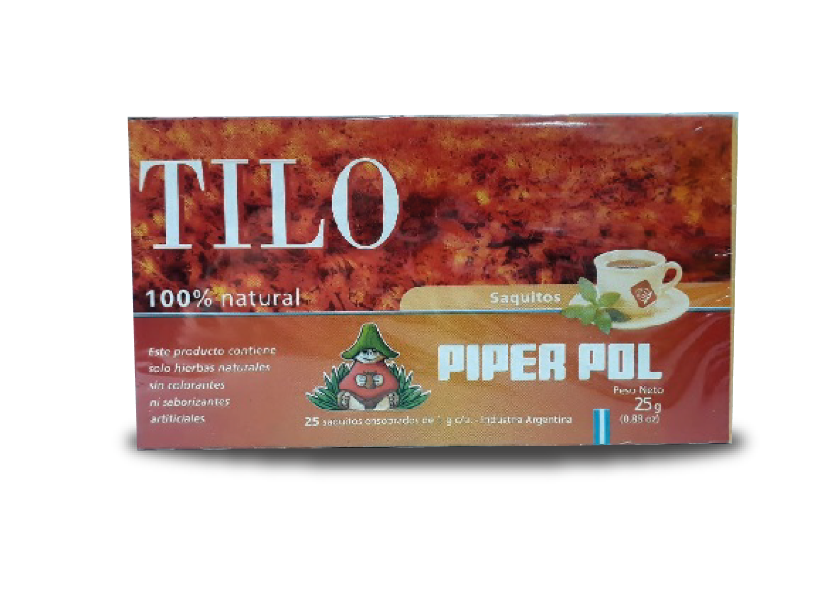PIPERPOL-Tilo 6 x 25 saquitos
