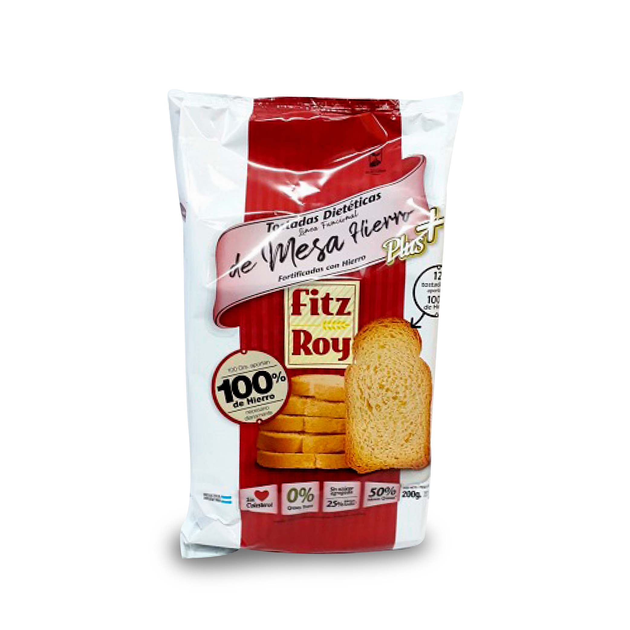 FITZ ROY - Tostadas Diet Hierro Plus 6 x 200 gr