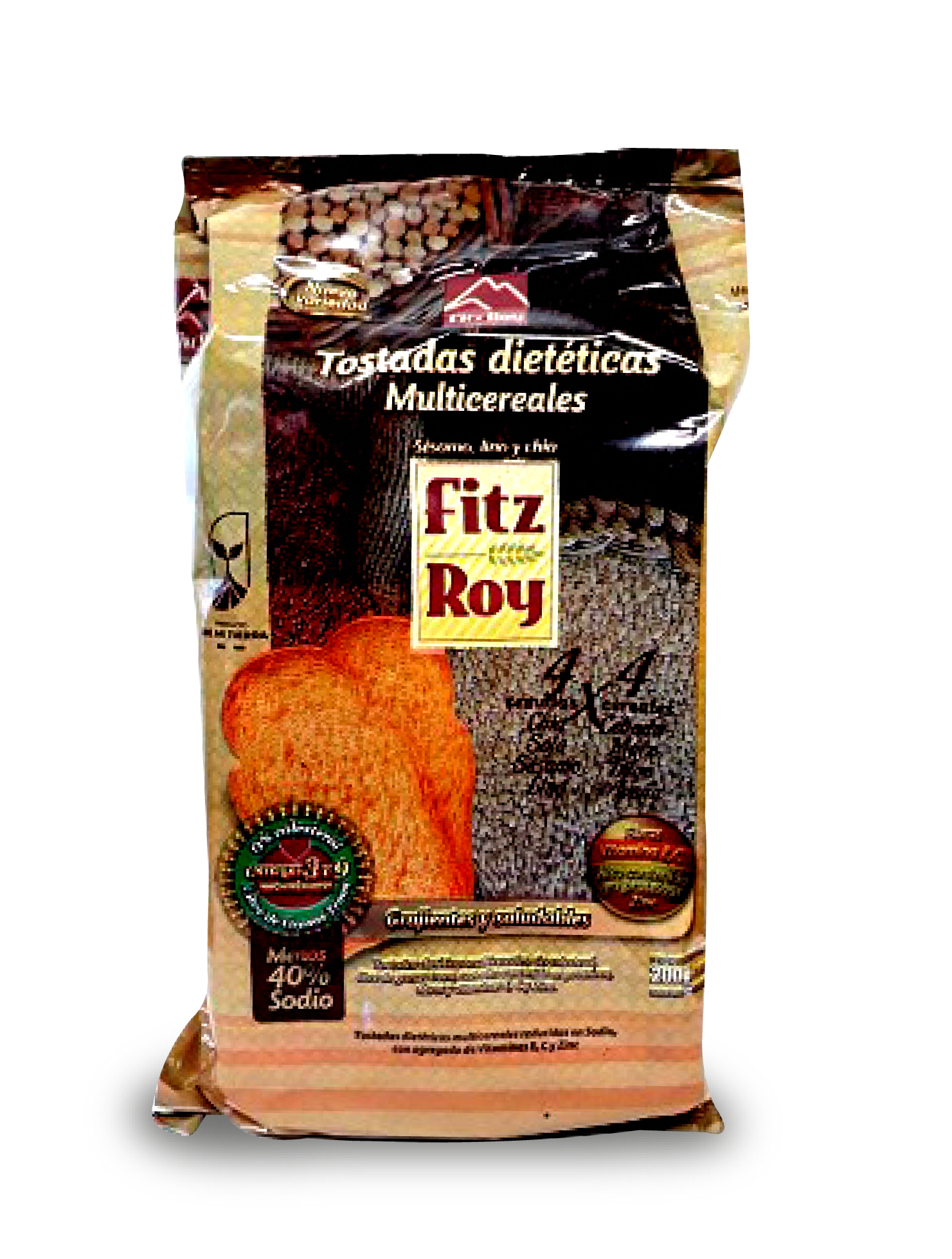 FITZ ROY - Tostadas Diet MULTICEREAL 6 x 200 gr 
