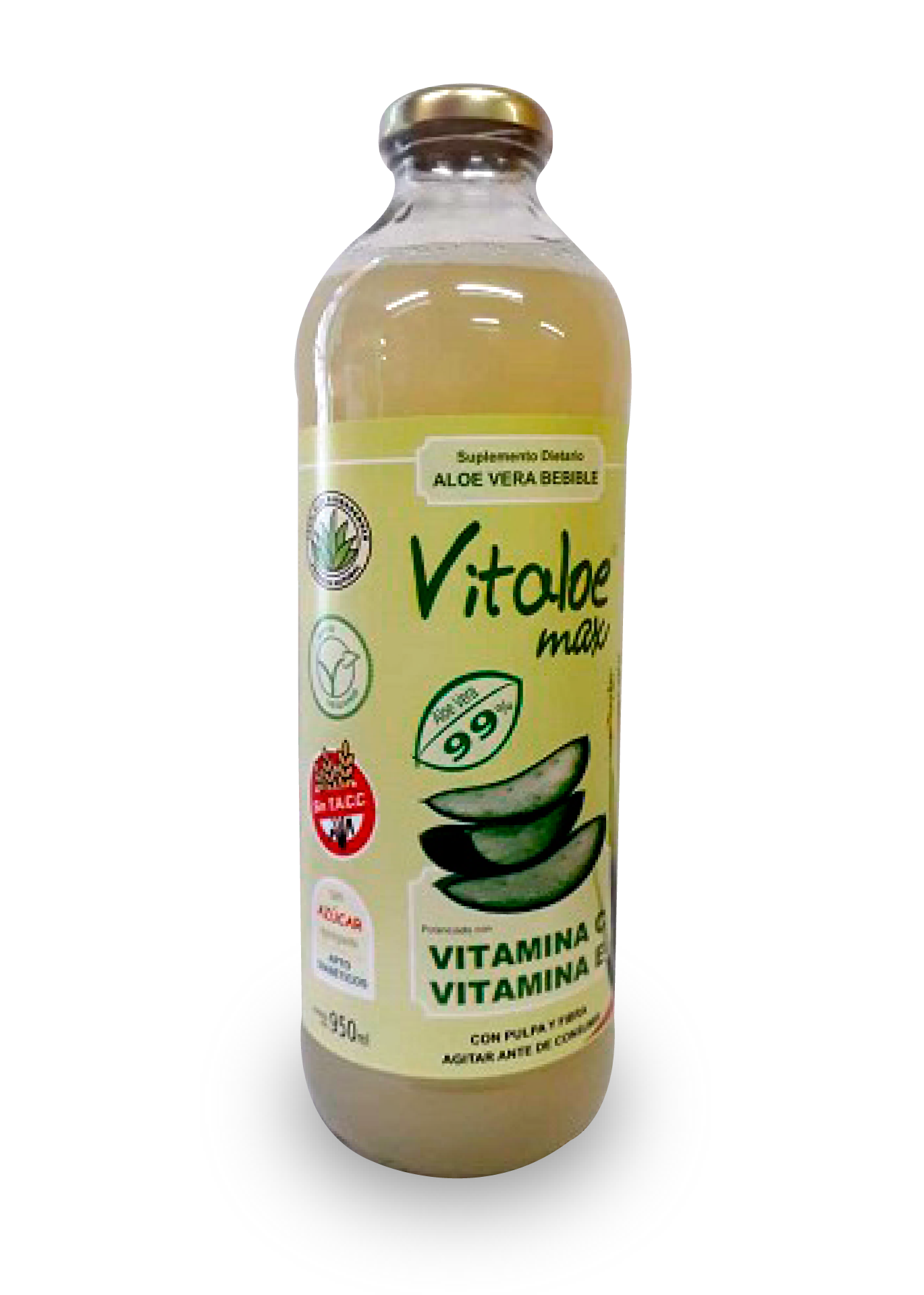 Vitaloe Max Jugo de Aloe Vera con Vit C y E x 950 ml 