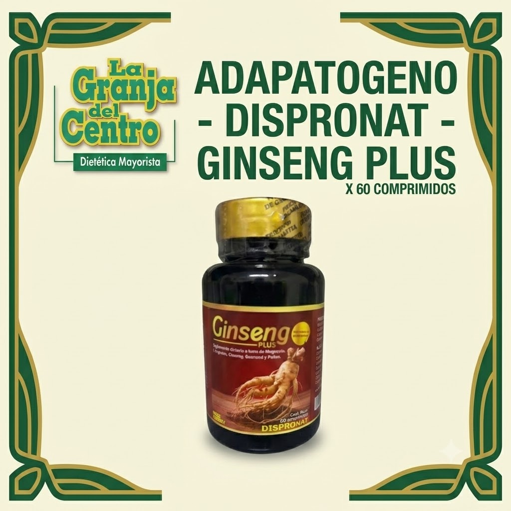 Novedades Productos DISPRONAT- GINSENG PLUS X 60 COMPRIMIDOS